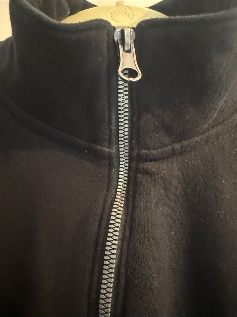 Hollister Men's Black Quarter-Zip Pullover Sweater - Picture 3 of 6